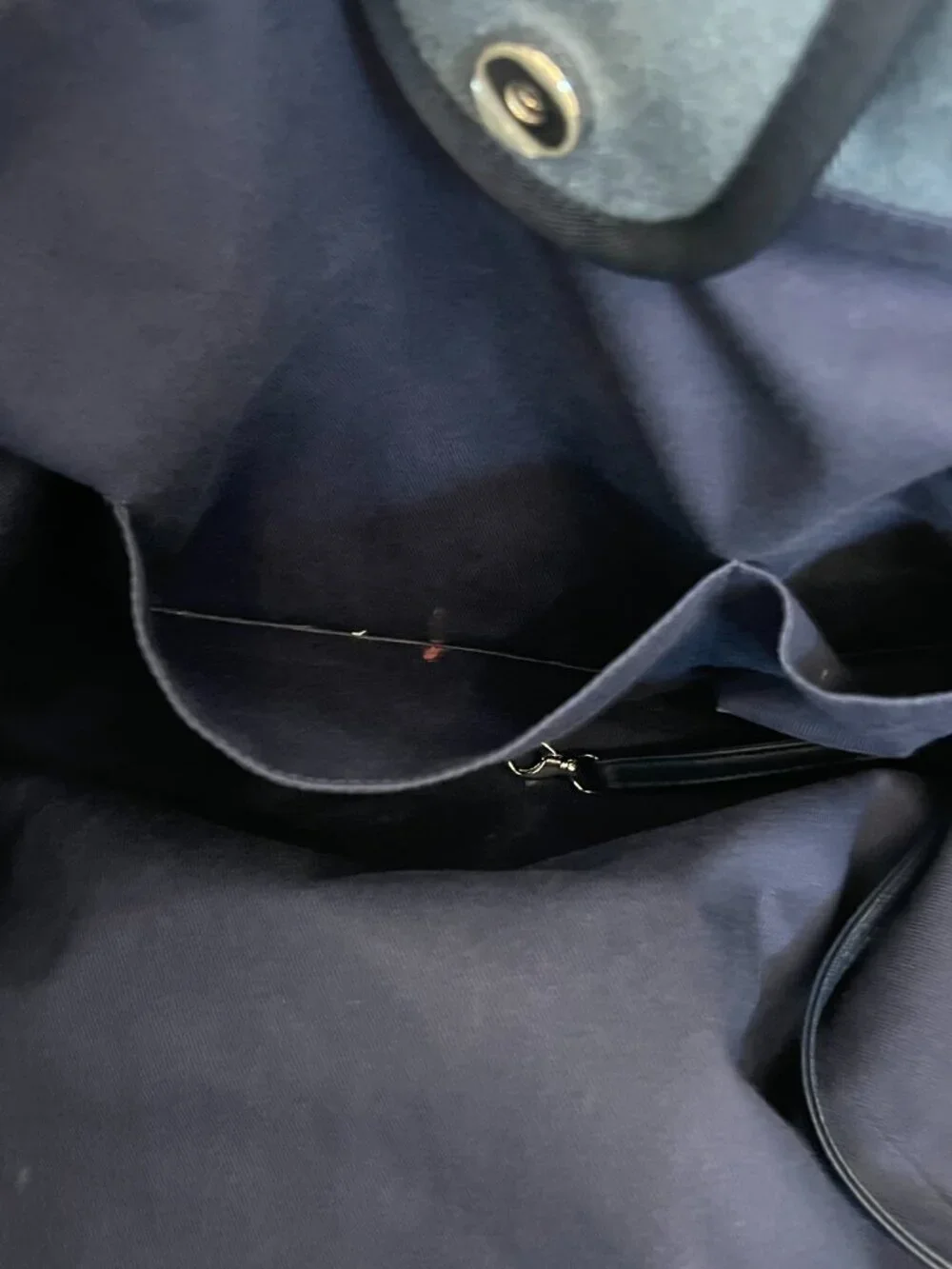 Chanel Blue Sequins canvas tote  Deauville large size - Picture 12 of 17